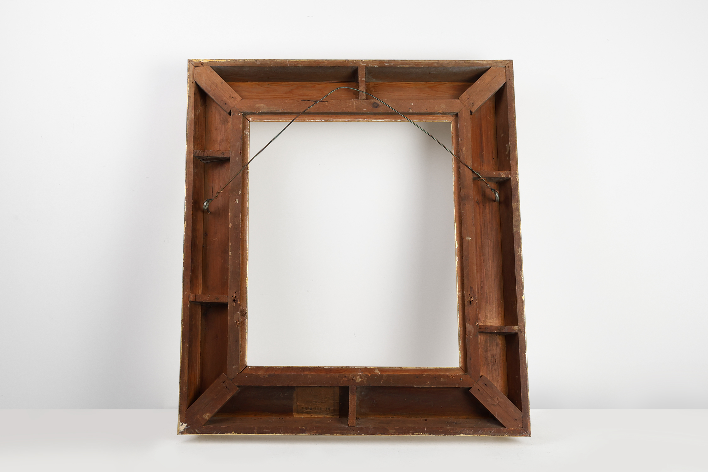 Gilded Louis XV Frame labeled and manufactured Antwerp, Belgium ca. 1850thumbnail